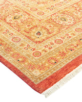 One-of-a-Kind Imported Hand-knotted Area Rug  - Orange, 6' 3" x 9' 6" - Modern Rug Importers