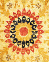 One-of-a-Kind Imported Hand-knotted Area Rug  - Orange, 6' 4" x 8' 10" - Modern Rug Importers