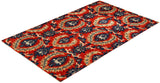 One-of-a-Kind Imported Hand-knotted Area Rug  - Orange, 6' 7" x 10' 5" - Modern Rug Importers