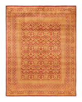 One-of-a-Kind Imported Hand-knotted Area Rug  - Orange, 7' 10" x 10' 2" - Modern Rug Importers