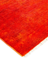 One-of-a-Kind Imported Hand-knotted Area Rug  - Orange,  8' 0" x 10' 1" - Modern Rug Importers