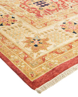 One-of-a-Kind Imported Hand-knotted Area Rug  - Orange, 8' 0" x 10' 2" - Modern Rug Importers