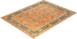 One-of-a-Kind Imported Hand-Knotted Area Rug  - Orange, 8' 0" x 10' 5" - Modern Rug Importers