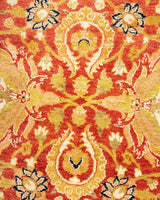 One-of-a-Kind Imported Hand-Knotted Area Rug  - Orange, 8' 1" x 10' 1" - Modern Rug Importers