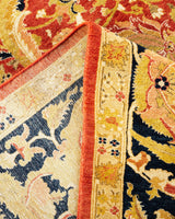 One-of-a-Kind Imported Hand-Knotted Area Rug  - Orange, 8' 1" x 10' 1" - Modern Rug Importers