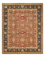 One-of-a-Kind Imported Hand-knotted Area Rug  - Orange,  8' 1" x 9' 10" - Modern Rug Importers
