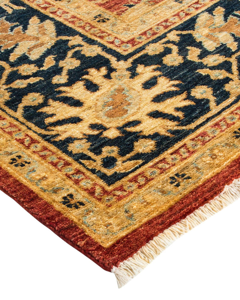 One-of-a-Kind Imported Hand-knotted Area Rug  - Orange,  8' 1" x 9' 10" - Modern Rug Importers