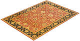 One-of-a-Kind Imported Hand-knotted Area Rug  - Orange,  8' 10" x 12' 3" - Modern Rug Importers