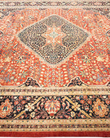 One-of-a-Kind Imported Hand-knotted Area Rug  - Orange, 8' 2" x 10' 0" - Modern Rug Importers
