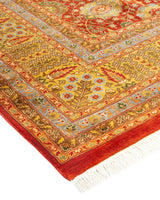 One-of-a-Kind Imported Hand-Knotted Area Rug  - Orange, 8' 2" x 10' 1" - Modern Rug Importers