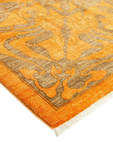 One-of-a-Kind Imported Hand-knotted Area Rug  - Orange, 8' 2" x 10' 3" - Modern Rug Importers