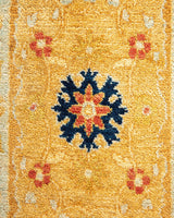 One-of-a-Kind Imported Hand-Knotted Area Rug  - Orange, 8' 2" x 10' 5" - Modern Rug Importers