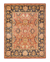 One-of-a-Kind Imported Hand-knotted Area Rug  - Orange, 8' 2" x 10' 9" - Modern Rug Importers