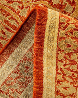 One-of-a-Kind Imported Hand-knotted Area Rug  - Orange,  8' 2" x 13' 10" - Modern Rug Importers