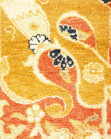 One-of-a-Kind Imported Hand-knotted Area Rug  - Orange, 8' 2" x 9' 8" - Modern Rug Importers
