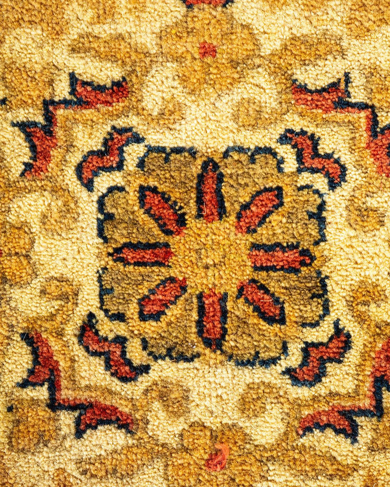 One-of-a-Kind Imported Hand-knotted Area Rug  - Orange, 8' 4" x 10' 1" - Modern Rug Importers