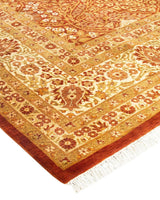 One-of-a-Kind Imported Hand-knotted Area Rug  - Orange, 8' 4" x 10' 4" - Modern Rug Importers