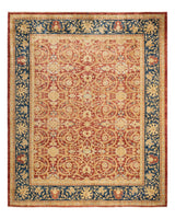 One-of-a-Kind Imported Hand-knotted Area Rug  - Orange,  8' 4" x 9' 9" - Modern Rug Importers