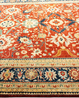 One-of-a-Kind Imported Hand-knotted Area Rug  - Orange, 9' 0" x 11' 8" - Modern Rug Importers