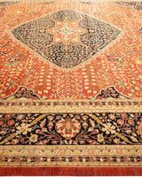One-of-a-Kind Imported Hand-knotted Area Rug  - Orange, 9' 0" x 12' 5" - Modern Rug Importers