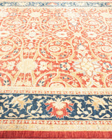 One-of-a-Kind Imported Hand-knotted Area Rug  - Orange, 9' 1" x 11' 9" - Modern Rug Importers