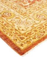 One-of-a-Kind Imported Hand-knotted Area Rug  - Orange, 9' 1" x 12' 2" - Modern Rug Importers
