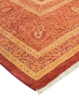 One-of-a-Kind Imported Hand-knotted Area Rug  - Orange, 9' 1" x 18' 8" - Modern Rug Importers