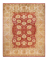 One-of-a-Kind Imported Hand-knotted Area Rug  - Orange, 9' 2" x 11' 7" - Modern Rug Importers