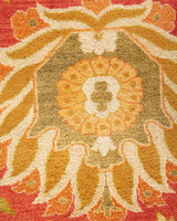 One-of-a-Kind Imported Hand-Knotted Area Rug  - Orange, 9' 2" x 12' 0" - Modern Rug Importers