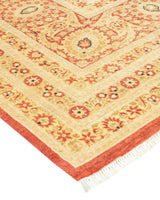 One-of-a-Kind Imported Hand-knotted Area Rug  - Orange, 9' 2" x 12' 1" - Modern Rug Importers