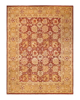 One-of-a-Kind Imported Hand-knotted Area Rug  - Orange, 9' 2" x 12' 3" - Modern Rug Importers