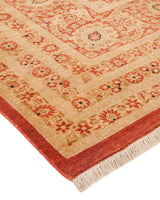 One-of-a-Kind Imported Hand-knotted Area Rug  - Orange, 9' 2" x 12' 6" - Modern Rug Importers