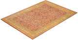 One-of-a-Kind Imported Hand-knotted Area Rug  - Orange, 9' 2" x 13' 1" - Modern Rug Importers