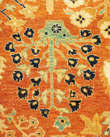 One-of-a-Kind Imported Hand-knotted Area Rug  - Orange,  9' 3" x 11' 10" - Modern Rug Importers
