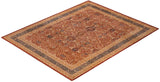 One-of-a-Kind Imported Hand-knotted Area Rug  - Orange, 9' 3" x 11' 6" - Modern Rug Importers