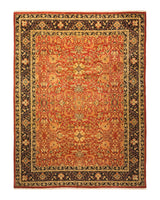 One-of-a-Kind Imported Hand-knotted Area Rug  - Orange, 9' 3" x 12' 1" - Modern Rug Importers