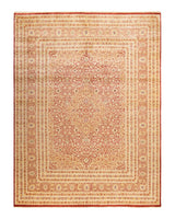 One-of-a-Kind Imported Hand-knotted Area Rug  - Orange, 9' 3" x 12' 2" - Modern Rug Importers