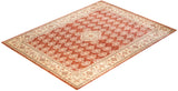 One-of-a-Kind Imported Hand-knotted Area Rug  - Orange, 9' 3" x 12' 3" - Modern Rug Importers