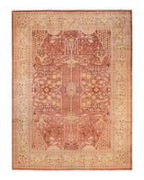 One-of-a-Kind Imported Hand-knotted Area Rug  - Orange, 9' 3" x 12' 4" - Modern Rug Importers