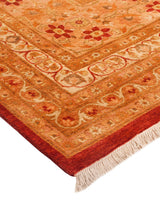 One-of-a-Kind Imported Hand-knotted Area Rug  - Orange, 9' 5" x 12' 4" - Modern Rug Importers