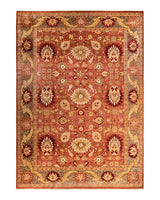 One-of-a-Kind Imported Hand-knotted Area Rug  - Pink,  10' 1" x 14' 2" - Modern Rug Importers