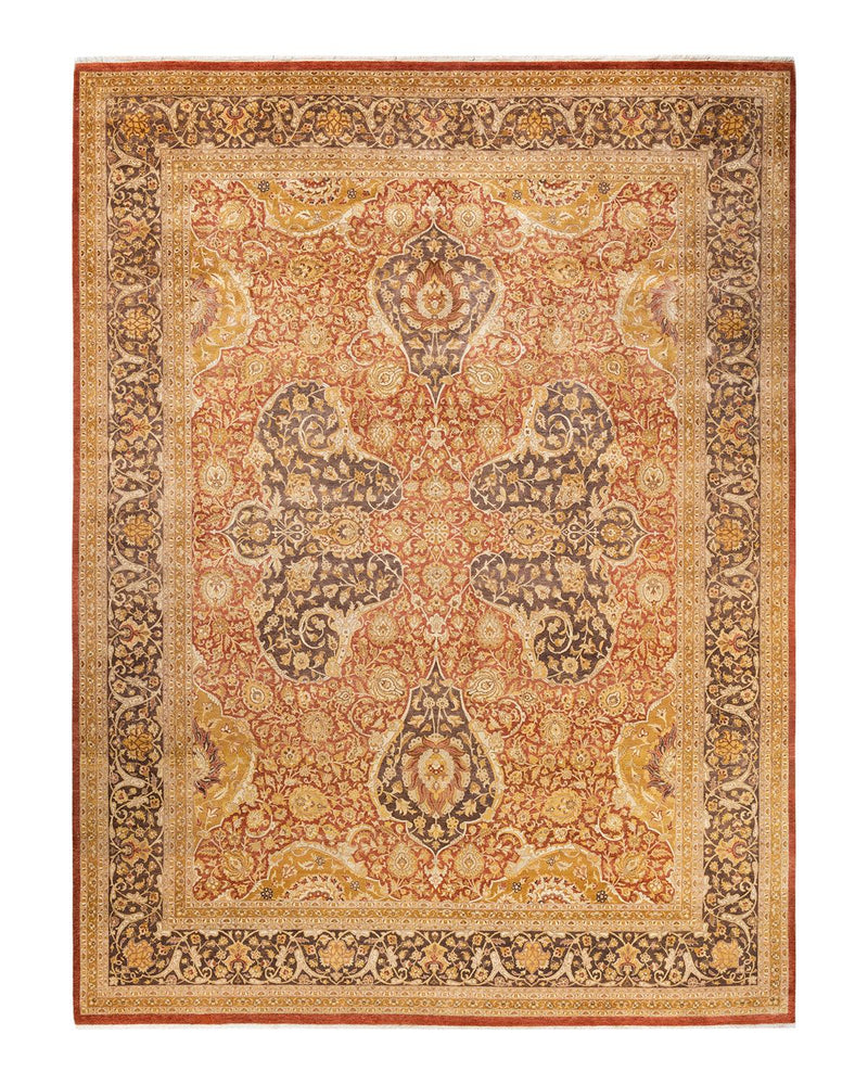 One-of-a-Kind Imported Hand-knotted Area Rug  - Pink,  10' 2" x 13' 9" - Modern Rug Importers
