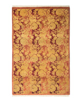 One-of-a-Kind Imported Hand-knotted Area Rug  - Pink, 2' 9" x 4' 2" - Modern Rug Importers
