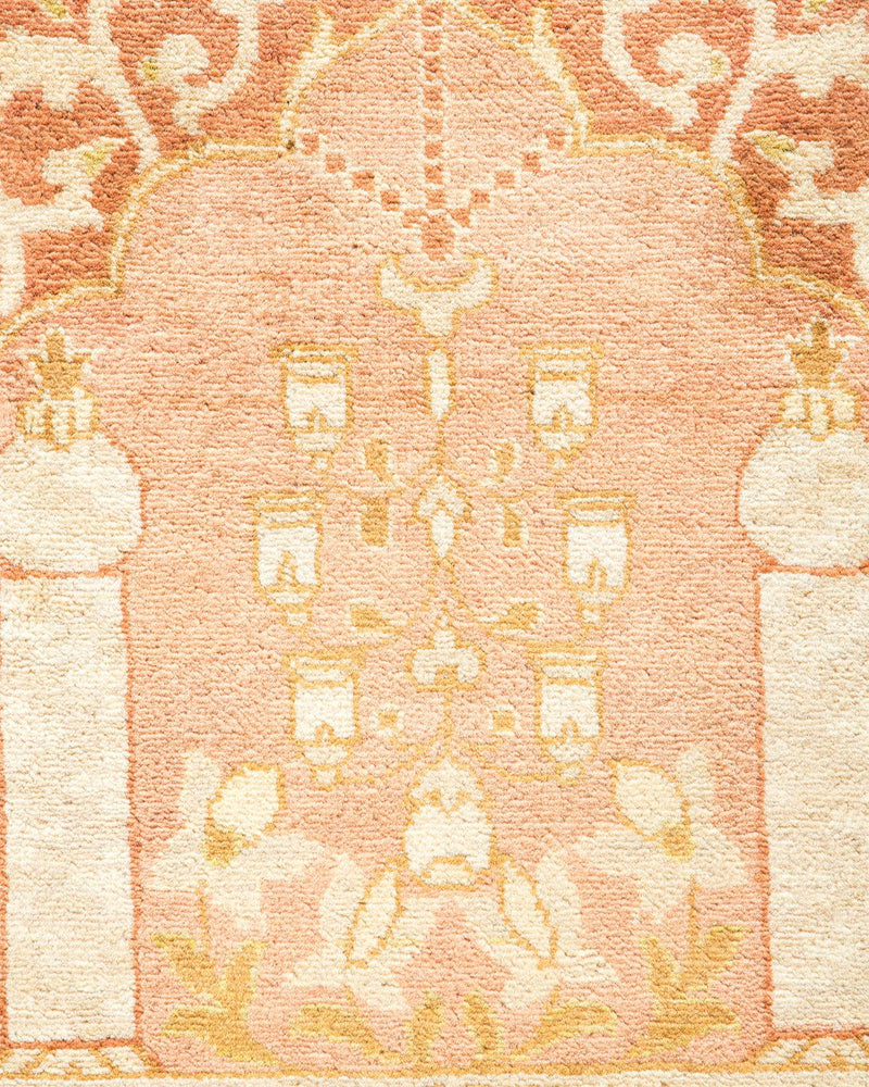 One-of-a-Kind Imported Hand-knotted Area Rug  - Pink, 6' 1" x 8' 10" - Modern Rug Importers
