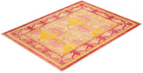 One-of-a-Kind Imported Hand-knotted Area Rug  - Pink, 6' 1" x 8' 3" - Modern Rug Importers