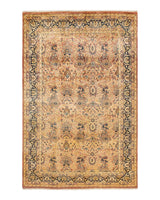 One-of-a-Kind Imported Hand-knotted Area Rug  - Pink,  6' 1" x 9' 1" - Modern Rug Importers