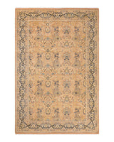 One-of-a-Kind Imported Hand-knotted Area Rug  - Pink, 6' 2" x 9' 2" - Modern Rug Importers