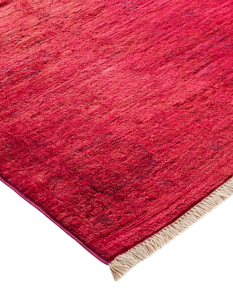 One-of-a-Kind Imported Hand-knotted Area Rug  - Pink, 6' 3" x 9' 3" - Modern Rug Importers