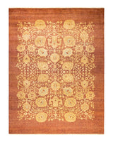 One-of-a-Kind Imported Hand-knotted Area Rug  - Pink, 7' 10" x 10' 7" - Modern Rug Importers