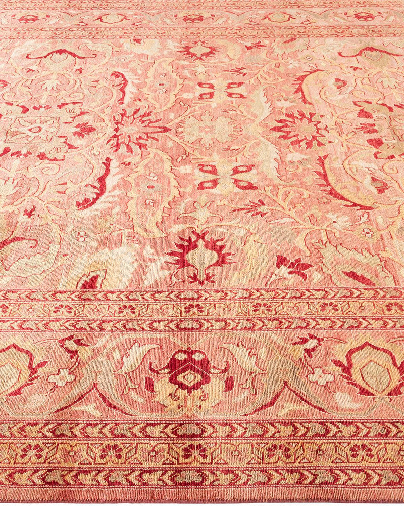 One-of-a-Kind Imported Hand-knotted Area Rug  - Pink,  8' 3" x 10' 2" - Modern Rug Importers